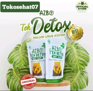 TERLARIS!! AZBO Teh Detox Sistem Pencernaan Pembersih Usus Kotor Melancarkan BAB Sembelit