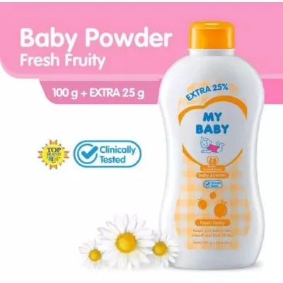 My Baby Powder Bedak Bayi Wanginya Tahan Lama 100gr ekstra 25 gr