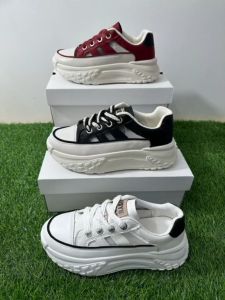 GRATIS BOX Sepatu Sneakers Casual Style Shoes Wanita Korean Fashion Modern Terbaru - 0307