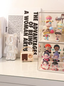 【Local Seller】Blind Box Display Rack Storage Cabinet Building Blocks Hand Acrylic Display Box Rack Toys Doll Display