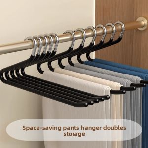 Japanese Style Z-Shaped Pants Hanger Non-Slip Wardrobe Storage Metal Clothes Hanger for Hanging Pants No Trace Trouser Clip