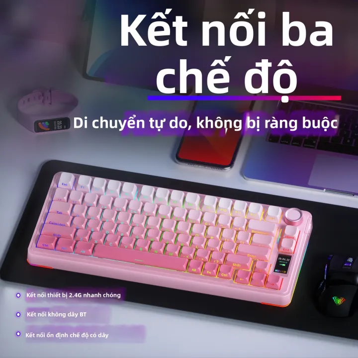 AULA-MOJING | Bộ bàn phím và chuột không dây dành cho chơi game, máy tính, thiết bị ngoại vi laptop, có thể thay thế nhanh chóng | BigBuy360 - bigbuy360.vn AULA-MOJING | Bộ bàn phím và chuột không dây dành cho chơi game, máy tính, thiết bị ngoại vi laptop, có thể thay thế nhanh chóng | BigBuy360 - bigbuy360.vn