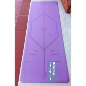 Thảm tập yoga Thảm yoga cao su puu zo(Loại xịn) bám sàn cực tốt chống trượt chống thấm mồ hôi.