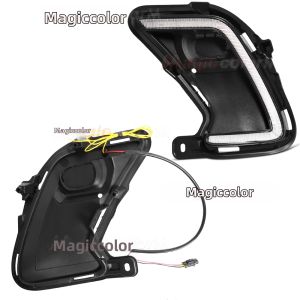 Đèn Sương Mù LED DRL Đèn Chạy Ban Ngày Đèn Xi Nhan Vàng Đèn Pha Toyota Grand Highlander 2024/2025 12V Chống Nước