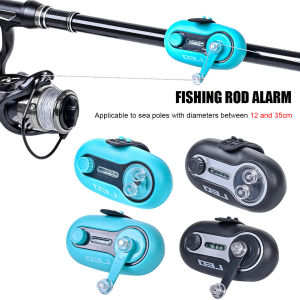 Carp Fishing Alarm Indicato Bite Bait Electronic Buzzer Alarm Sea Rod Sound Light Alarms Indicator Siren Pole Tip Clip Bell Tool