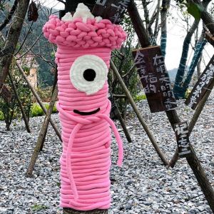 Decorative Colorful Yarn for Outdoor Creative Knitting Area Ring Handmade DIY Thick Yarn for Tree Decoration Festive Supplies