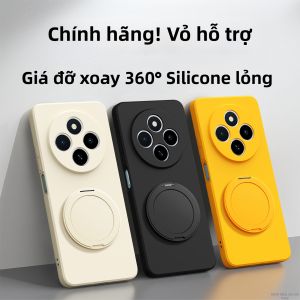 DAOWAIREN | Full Lens Protection Anti-drop Rotatable Bracket Liquid Silicone Case for Redmi 17C