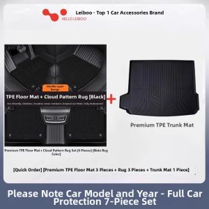 HELLOLEIBOO | Semi-Enclosing Car Floor Mat 10-26 Model Years