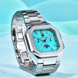 Đồng Hồ Đeo Tay Nam BENYAR 5221 Máy Quartz 37mm Thép Không Gỉ Chống Nước Kính Sapphire Sang Trọng Tự Động Hiển Thị Ngày Chống Sốc