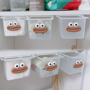 【On Sale】Transparent Drawer Storage Box Toilet Cotton Swabs Bathroom Pull-out Shelf