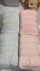 Khăn Lau Vệ Sinh 40x60cm 2 Màu Hồng Xám Combo 1kg - CLEAN MART