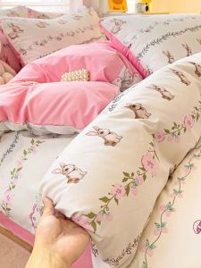 Đồ Dùng Giường Ngủ Hoạt Hình Thỏ Dễ Thương Đệm Đơn 150x200x230cm Đệm Đôi Đệm Đơn Giản Hiện Đại Đồ Dùng Giường Ngủ Chất Liệu Vải Dệt Pha Trộn