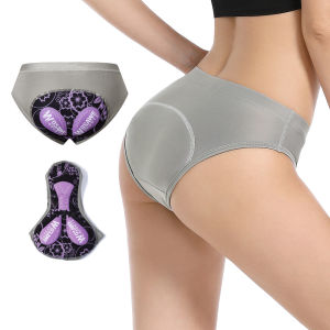 WOSAWE Women Breathable Cycling Underwear 3D Gel Pad Shockproof Bicycle Underpant MTB Road Bike Underwear Briefs