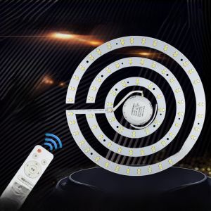 Transformable LED Ceiling Light round Color Tuning Dual Tone Energy Saving Lamp Strip Patchwork Design Smart Control Indoor Lighting