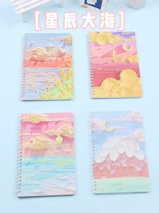 High Beauty Student Coil Notebook A5 Classroom Homebook Creative Cute Notebook Diary Book Childrens Gift