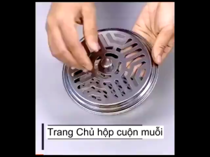 PVN65864 Hộp Đựng Nhang Muỗi Cao Cấp Khay Để Khoanh Nhang Muỗi Bằng Thép Không Gỉ An Toàn Và Dễ Vệ Sinh