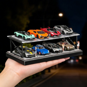 Hộp Hiển Thị Xe Mô Hình 1:64 Bãi Đỗ Xe