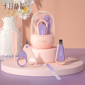 TEN-M JOURNEY 4 Piece Baby Nail Clipper Set - Safe & Gentle Baby Nail Care Kit for Newborns