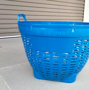 เข่ง พลาสติก เบอร์ 6 เข่งเล็ก เข่งปลูกต้นไม้ ขนาด 36x25.5 cm. สีเขียว สีน้ำเงิน สีแดง ตะกร้าปลูกต้นไม้ Plastic basket