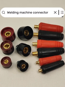 Metar Standard Welding Cable Connector Threaded Plug and Socket Set Europe Style Connector DKJ10-25/35-50/50-70