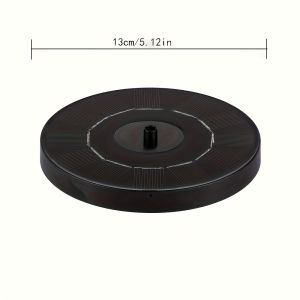 1pc Solar Fountain Outdoor Pool Solar Fountain Pump Essential In Summer Suitable For Ponds Swimming Pools Gardens