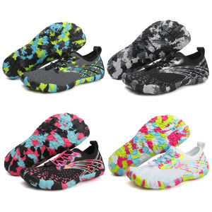 Water Shoes Barefoot Beach Sandals Breathable Upstream Aqua Shoes Non-Slip Surfing Snorkeling Shoes Men Women Aqua Shoes