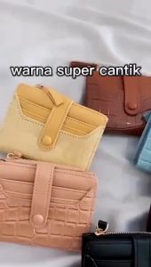 Genie Wallet Dompet Wanita / Dompet termurah / Croco leather Dompet Lipat
