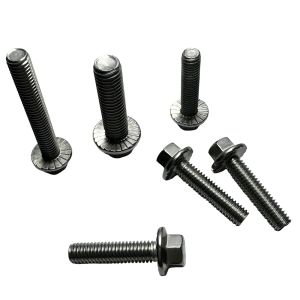 1/2/3/5/10Pcs M5 M6 M8 M10 M12 A2-70 304 Stainless Steel GB5787 Hexagon Head with Serrated Flange Cap Screw Hex Washer Head Bolt