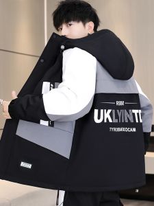 ROMON | แจ็คเก็ตขนแกะสำหรับผู้ชายฤดูหนาว อบอุ่น ทรงสั้น แจ็คเก็ตผู้ชาย แจ็คเก็ตกันหนาว แจ็คเก็ตผ้าฝ้าย แจ็คเก็ตกันหนาว แจ็คเก็ตผ้าฝ้าย แจ็คเก็ตขนแกะ แจ็คเก็ตผ้าฝ้าย แจ็คเก็ตกันหนาว