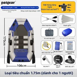 PATGEAR | Thuyền Hơi Dày Đèn Bền