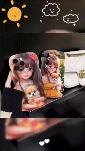 Advanced sense Case For Realme Note 50 C51 C53 C35 C55 C21Y C25Y C33 C30s C31 5 9 8 C33 C20 8Pro Dream Garden Girl Pattern Wave Edge Soft Phone Case XingHai