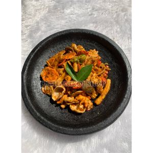 SEBRING CAMPUR PEDAS BUMBU KACANG DAN DAUN JERUK (SEBRING CIKRUH) 250gr