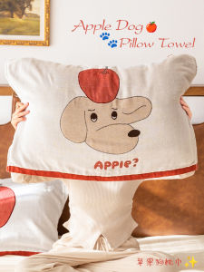 ผ้าห่มหมอนผ้าฝ้ายแท้คู่ใหม่ป้องกันน้ำมันศีรษะไม่หลุดรุ่ยไม่ลื่นผ้าฝ้ายแท้คู่สำหรับผู้ชายและผู้หญิง