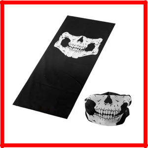 1/2pcs Motorcycle Scarf Face Mask Shield Skull Ghost Face Riding Balaclava Outdoor Winter Warm Bike Head Face Mask Shield