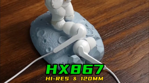 IDEAL1 BAVIN HX867 Wired Earphone Hifi Sound Stereo Widely in-ear wired Headset Compatible Suitable For Iph 15 / Sams Series