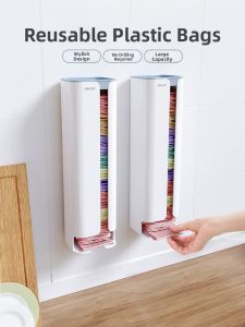Dehub | Wall-mounted Large Capacity Plastic Bag Organizer