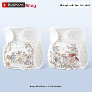 lovemami | Tã Vải Gạc Cotton Có Thể tái Sử Dụng
