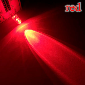 100pcs F5 5mm Round White Red Blue Warm Pink UV Water Clear Led Super Bright Ligte Emitting Diodes 6000-6500k Lamp beads Bulb