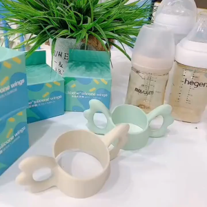 Tay cầm cánh tiên silicon cho bình BaBuu    Kichi  Moyuum Grosmimi Lansinoh Avent Hegen