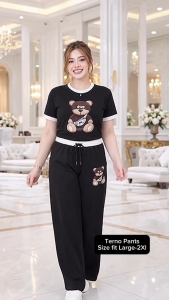 TEDDY TERNO PANTS HIGH-QUALITY COTTON SPANDEX FIT MEDIUM UP TO 2XL
