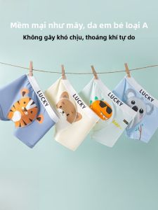 MiiOW | Quần lót trẻ em Catman Quần đùi cotton nguyên chất thoáng khí không bó sát cho bé trai và bé gái Quần lót thoải mái cho trẻ em từ 1-13 tuổi