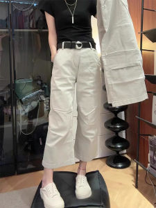 High Waist Straight Leg Jeans Casual Large Size Workwear Summer Shorts Slim Fit Wide Leg Pants Comfortable Lightweight Denim