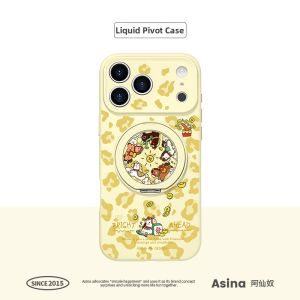 Asina | Magnetic Stand Liquid Silicone iPhone Case