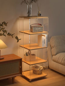CHOSE | Rotatable Movable Display Cabinet Bookshelf