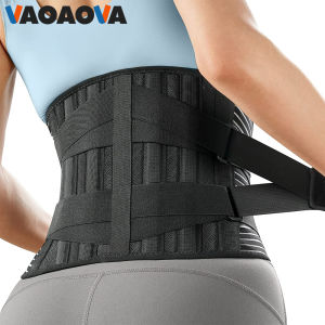 1Pcs Adjustable Lumbar Back Brace Support Belt for Back Pain Scoliosis Herniated Disc Bionic Spine Support with Support Straps