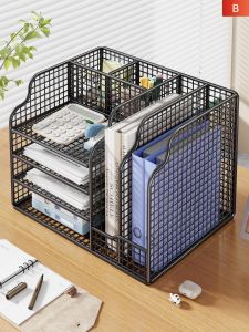 Desktop Multilayer Large Capacity Iron File Organizer