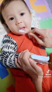 BABY TATTOO ผ้าก๊อซทำความสะอาดช่องปากเด็ก 360 องศา (ลิ้น เหงือก ฟัน คราบน้ำนม) สำหรับเด็ก 0-8 เดือนขึ้นไป  (1 กล่อง 20 ชิ้น)  เบบี้ แทททู