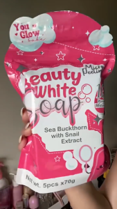 You Glow Babe Beauty White Soap 5 pcs in 1 pack Whitening Anti aging and Moisturizing  Pampaputi