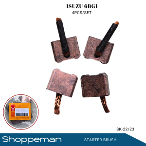 4pcs/set STARTER BRUSH FOR ISUZU 6BG1 SK-22/23 STARTER MOTOR CARBON BRUSH GSK BRAND
