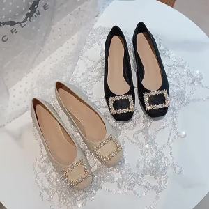 MIFEI | French Coarse Heel Womens Shoes Autumn Mid Heel